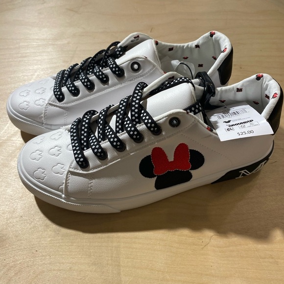 Disney Minnie Mouse Sneakers 6 1/2 - Picture 2 of 16
